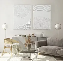 Comprar Cuadros Abstractos Modernos Súper Texturados Pintados A Mano
