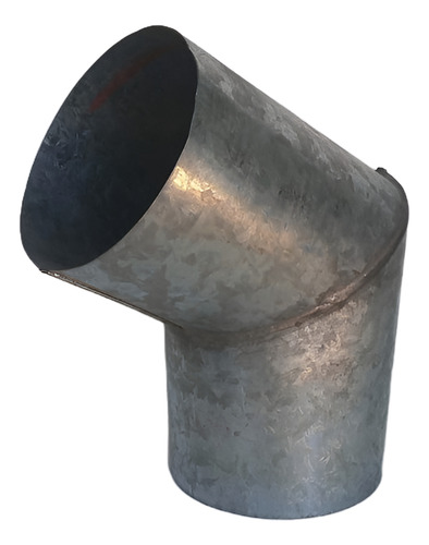 Codo Galvanizado Soldado 4 Pulgadas A 45° - Jj Zingueria
