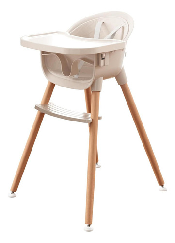 Fodoss Silla De Madera 3-en-1 Para Bebés Y Niños Pequeños