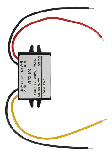 Convertidor Dc-dc 24v 36v 48v Redutor A 12v De 3a