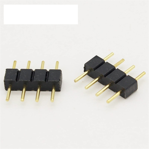 Htawi 10 Uds Adaptador Conector Rgb 4 Pine Pin Aguja Tipo