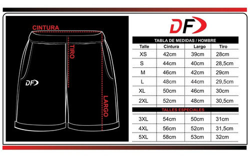 Imagen 4 de 4 de Remera Mas Short Conjunto Deportivo Urbano Deportes Full