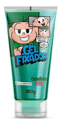 Gel Fixador Infantil Cebolinha Kids 180g Turma Da Monica 