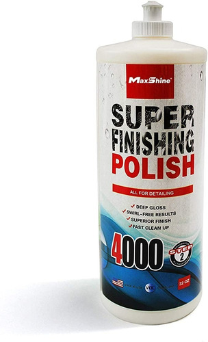 Compuesto De Pulir Paso 3 Finish Litro Maxshine