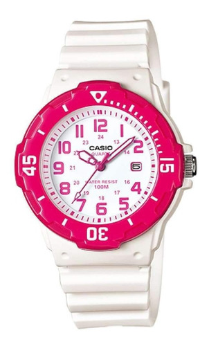 Reloj Casio Dama  Análogo De Cuarzo Rosado Lrw-200h-4bv