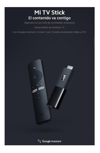 Imagen 2 de 9 de Xiaomi Mi Tv Stick Original Garantía Local Físico Envíos