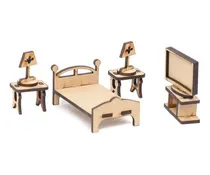 Comprar Muebles Para Muñecas Lol Playmovil Combo Dormitorio Chico