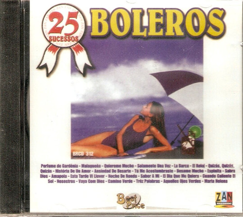 Cd Boleros - 25 Sucessos 