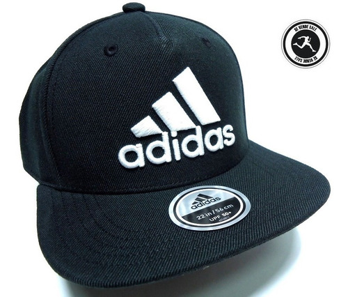 Gorra adidas, Snapback Logo, Negro/blanco, Unitalla