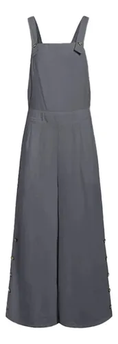 Mono Informal Suelto For Mujer, Pantalones Con Tirantes
