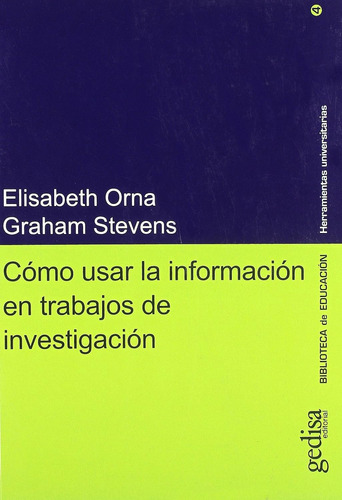 Como Usar La Información En Trabajos De Investigación. Orna