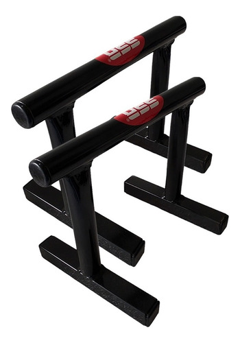 Lagartijeras Par Barras Metal Push Up Ejercicio Gym Calidad Color Negro