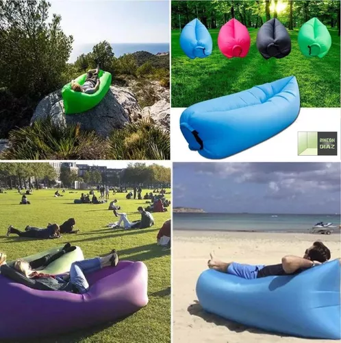 SoftyBag Sofa Hinchable Camping Playa o Piscina. Puff Exteriores –  Nosvamosdecamping
