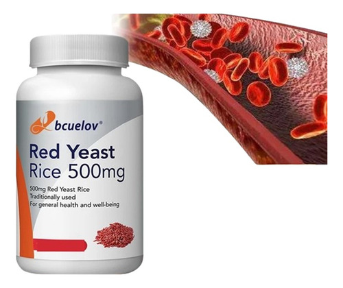 Red Yeast Rice Arroz Rojo De Levadura Roja 60 Capsulas