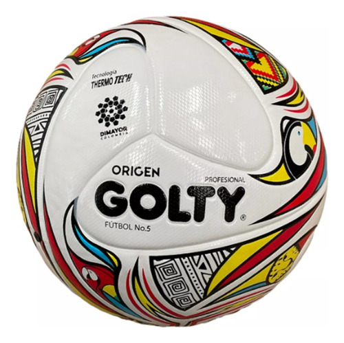 Balón De Fútbol Número 5, Golty Origen Profesional Termotech