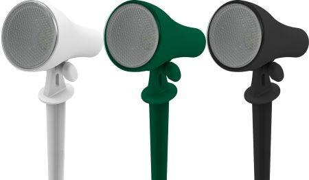 Espeto Led 7w Verde Branco Quente Bivolt