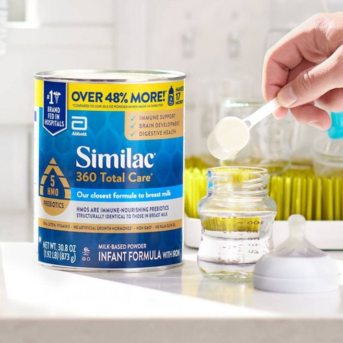 Similac 360 Total Care Fórmula Infantil Polvo-sin Ogm-873gr