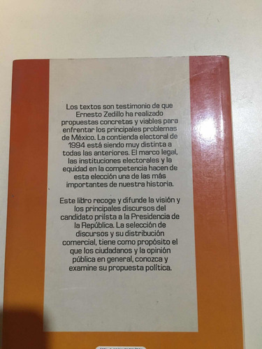 Propuestas Y Compromisos - Ernesto Zedillo (Usado)