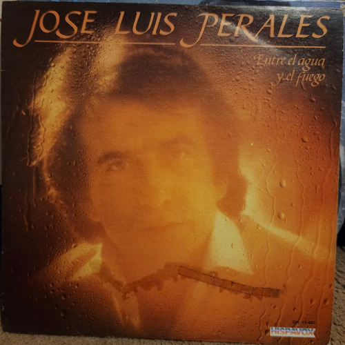 Disco Lp Jose Luis Perales-agua Entre Fuego, P