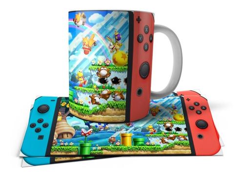 Super Mario Bros Switch Taza Tu Propio Estilo