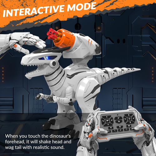 Programmable Remote Control Robot Dinosaurio Navidad