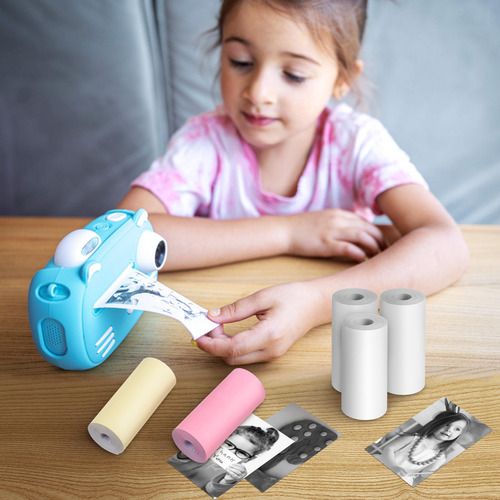 13 Rollos De Papel Adhesivo Para Mini Impresora Térmica, Rol