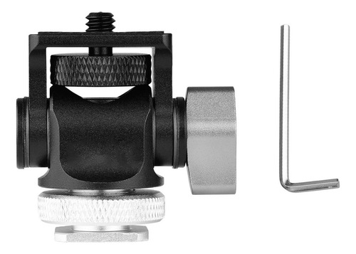 Adaptador De Montura De Zapata Dslr Cámara Trípode Negro