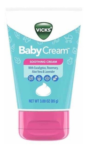 Vicks Baby Cream Creme Calmante C/ Eucalipto/alecrim/aloe Ve