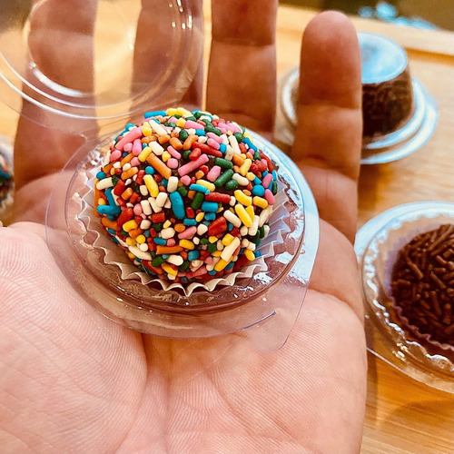 Imagem 7 de 10 de Embalagem Individual Para Brigadeiro Doces C/ 500 Un