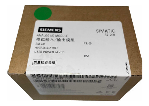 Siemens 6es7235-0kd22-0xa0 S7-200 Em 235 Modulo E/s Analogic