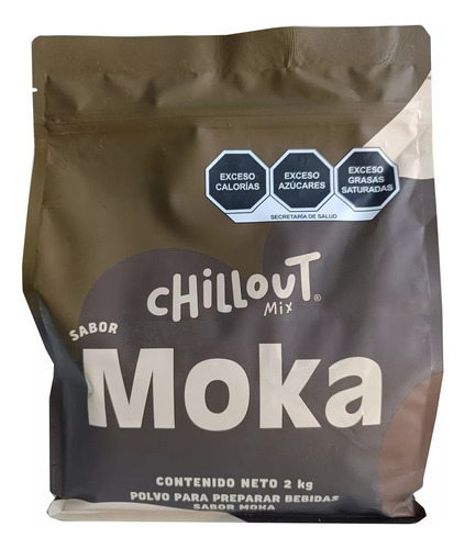 Chillout Mix Base En Polvo Sabor Moka 4 Piezas de 2 Kilos