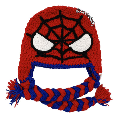 Gorro Spiderman Bebés Crochet