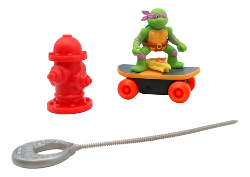 Tortugas Ninja Figura Donatello Switch Kick Skaters Wabro 