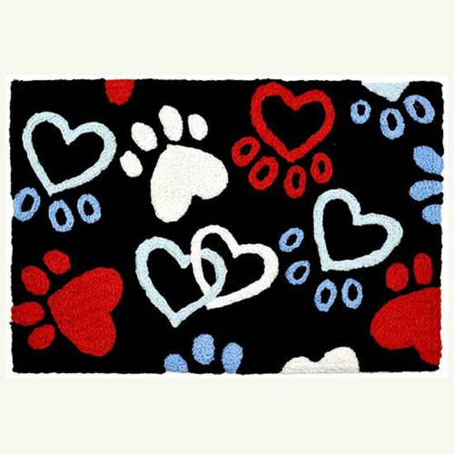 I Luv Paws - Alfombra (7.9 X 11.8in), Diseo De Gelatina