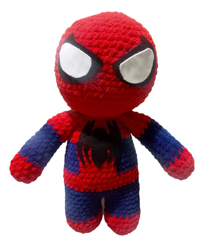 Amigurumi Spiderman De 30 Cm