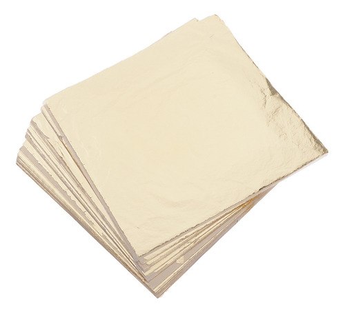 Imagen 3 de 11 de 100 Láminas De Oro Para Manualidades, Decoración Dorada Do