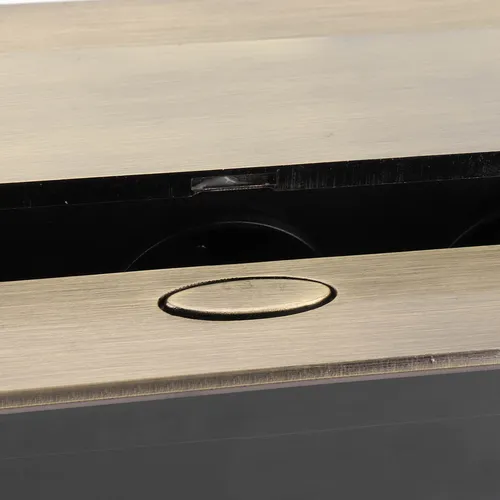 Mesa De Enchufes Power Strip De Bronce Oculta Con Buen Sella
