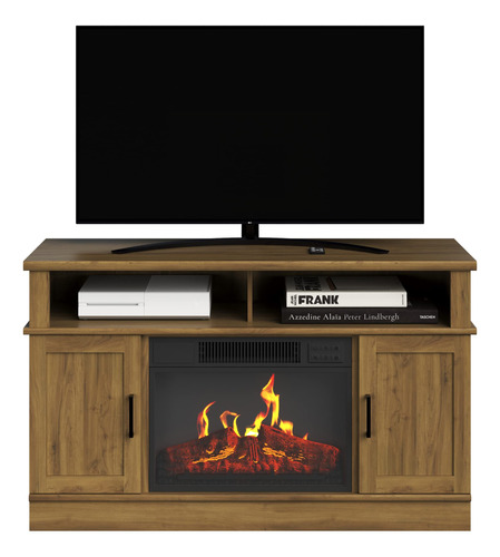 Northwest Soporte De Tv Con Chimenea Eléctrica Consola