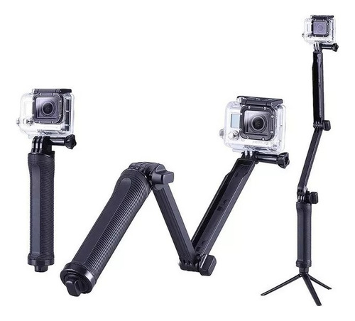 Go Pro 3 Way Baston 3 En 1 Tripode Selfie Gopro Tienda Ofic