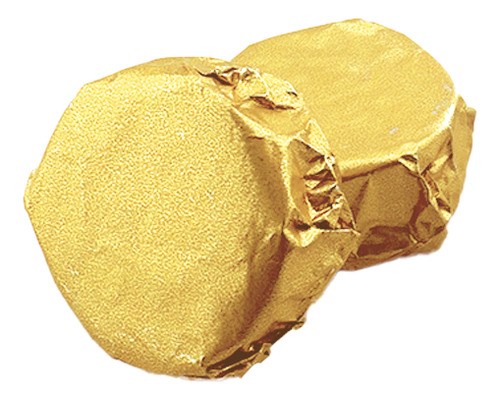 Papel Aluminio Metalizado Para Alfajores 1kg | 600u | Dorado