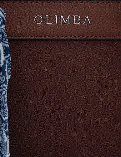 Bolsa Satchel Olimba Para Mujer Con Pañoleta Modelo 2116-1