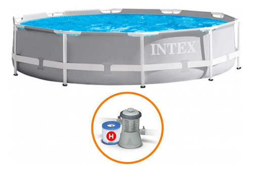 Piscina Estrutural 4.485l Prism Bomba Filtrante 110v Intex