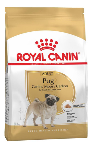 Alimento Royal Canin Breed Health Nutrition Pug para perro adulto de raza  pequeña sabor mix en bolsa de 1.13kg