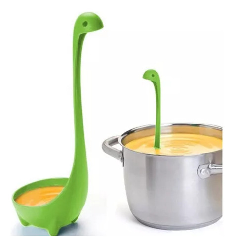 Cucharon Cocina Dinosaurio Nessie Plastico Bpa Free Nesi Kid