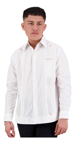 Guayabera De Lino Mérida M/l Mayakim