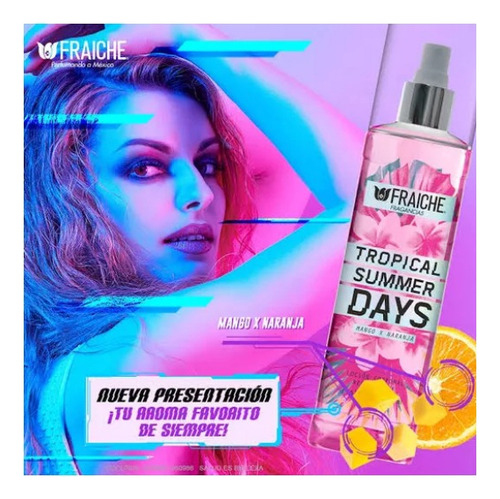 Set 3 Piezas Fraiche Body, Crema Y Jabon Mango Naranja 250ml