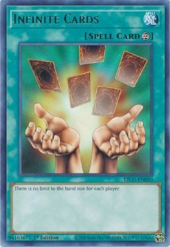 Cartas Infinitas Raro Yugioh