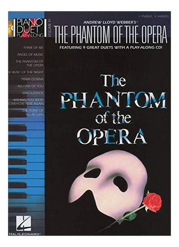 El Fantasma De La Opera Piano Dueto Playalong Volumen 41