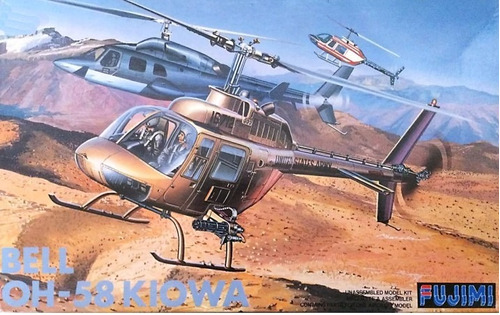 Helicoptero Bell Oh-58 Kiowa Escala 1/48 Fujimi 30023