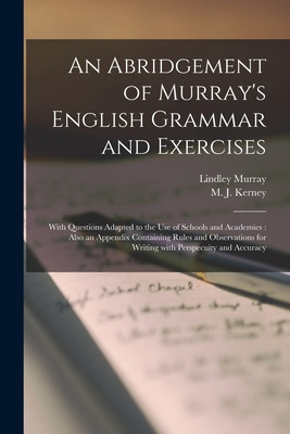 Libro An Abridgement Of Murray's English Grammar And Exer...